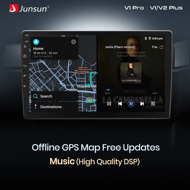 Junsun CarPlay Android Auto do Ford Focus 2 3 Mk2 Mk3 2004-2011