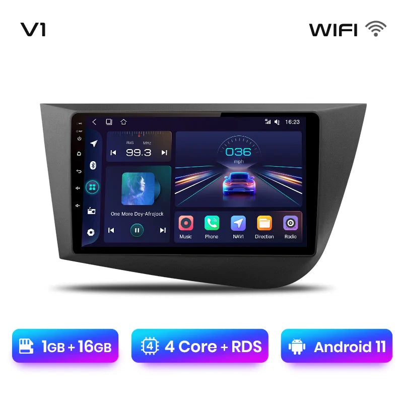 Junsun Wireless CarPlay Android Auto do Seat Leon MK2 2005-2012