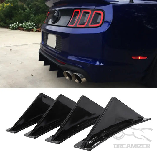 4x Shark Fins do tylnego zderzaka – uniwersalne