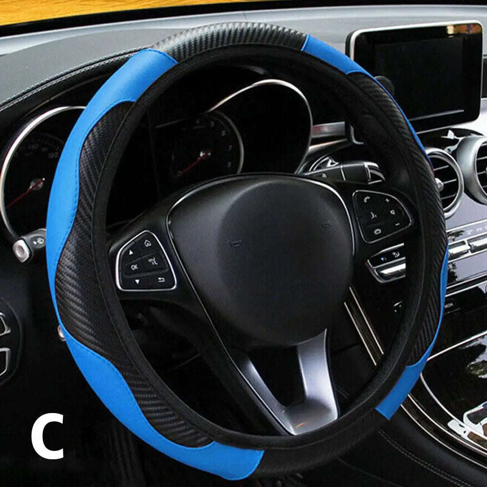 Skórzany pokrowiec na kierownicę do Renault Megane 2/3, Clio, Duster
