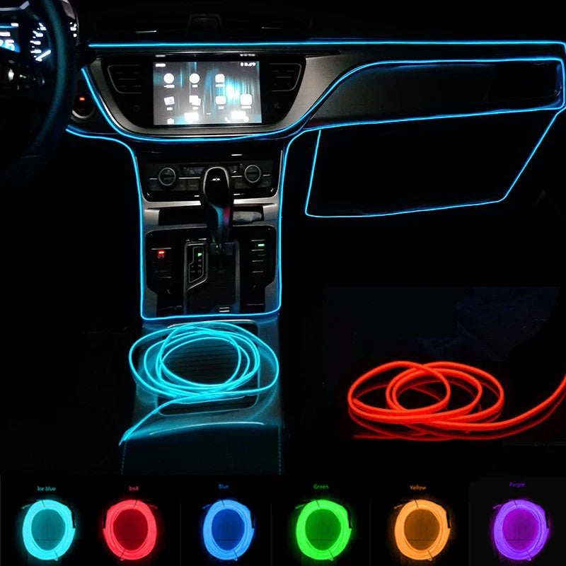 5m taśma LED do wnętrza samochodu z USB