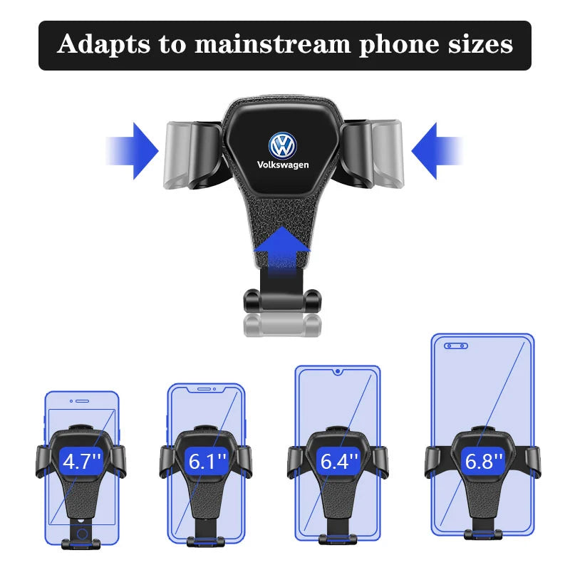 Uchwyt na telefon do klimatyzacji VW